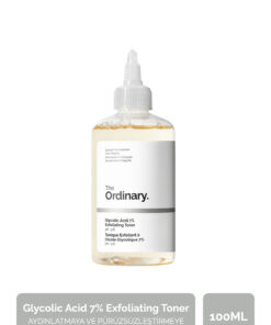 The Ordinary Glycolic Acid 7% Exfoliating Toner - Aydınlatmaya ve Pürüzsüzleştirmeye Yardımcı Tonik 100ml