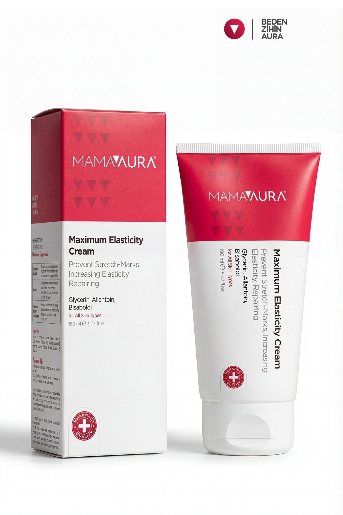 MAMAAURA Hamileler Için Çatlak Önleyici - Maximum Elasticity Cream 150 ml