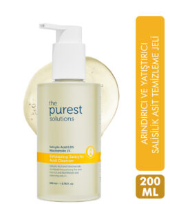 The Purest Solutions Yağlı Ve Karma Ciltler Için Siyah Nokta Karşıtı Temizleme Jeli 200 ml