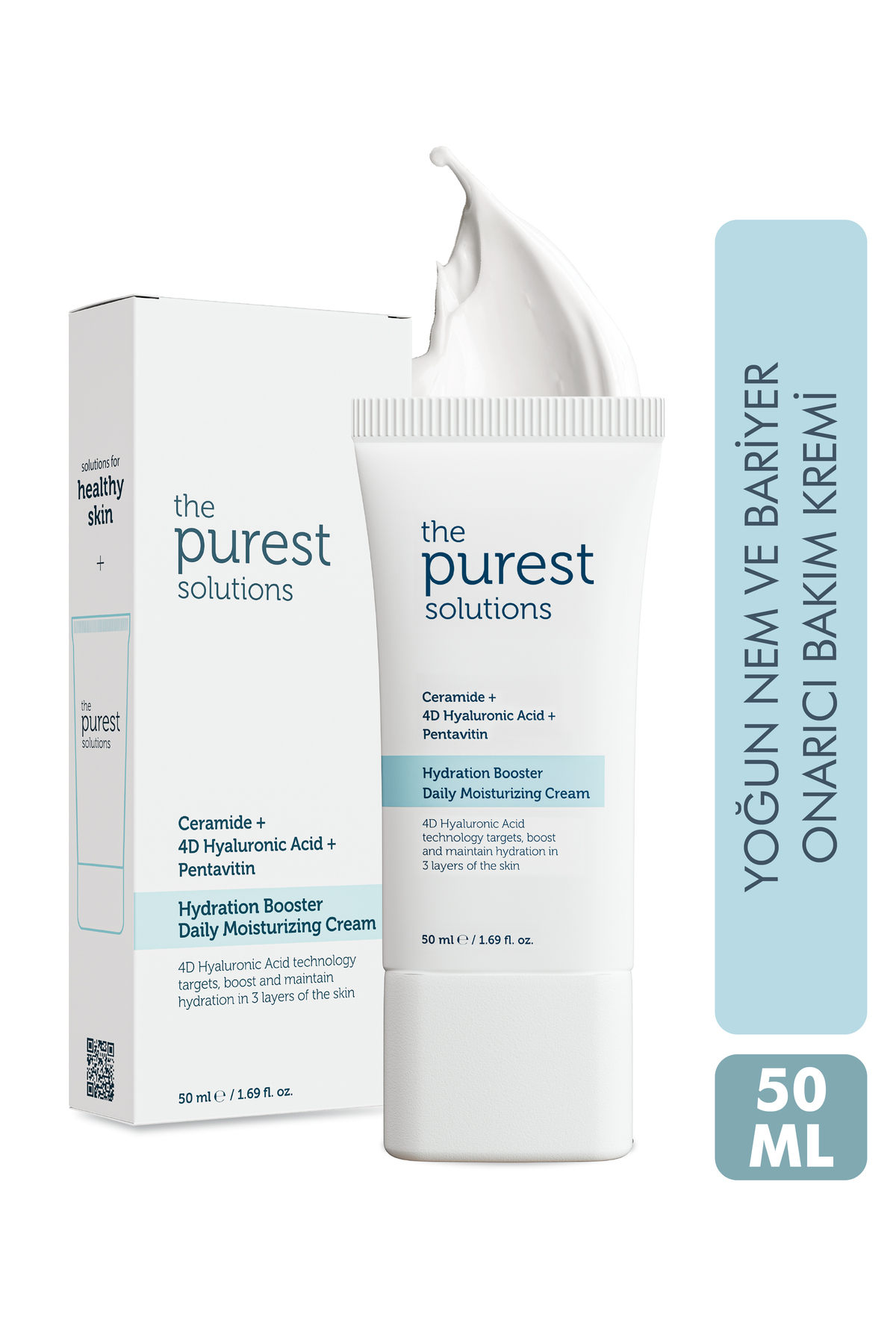 The Purest Solutions 24 Saat Etkili Günlük Yoğun Nemlendirici Cilt Bakım Kremi 50 ml