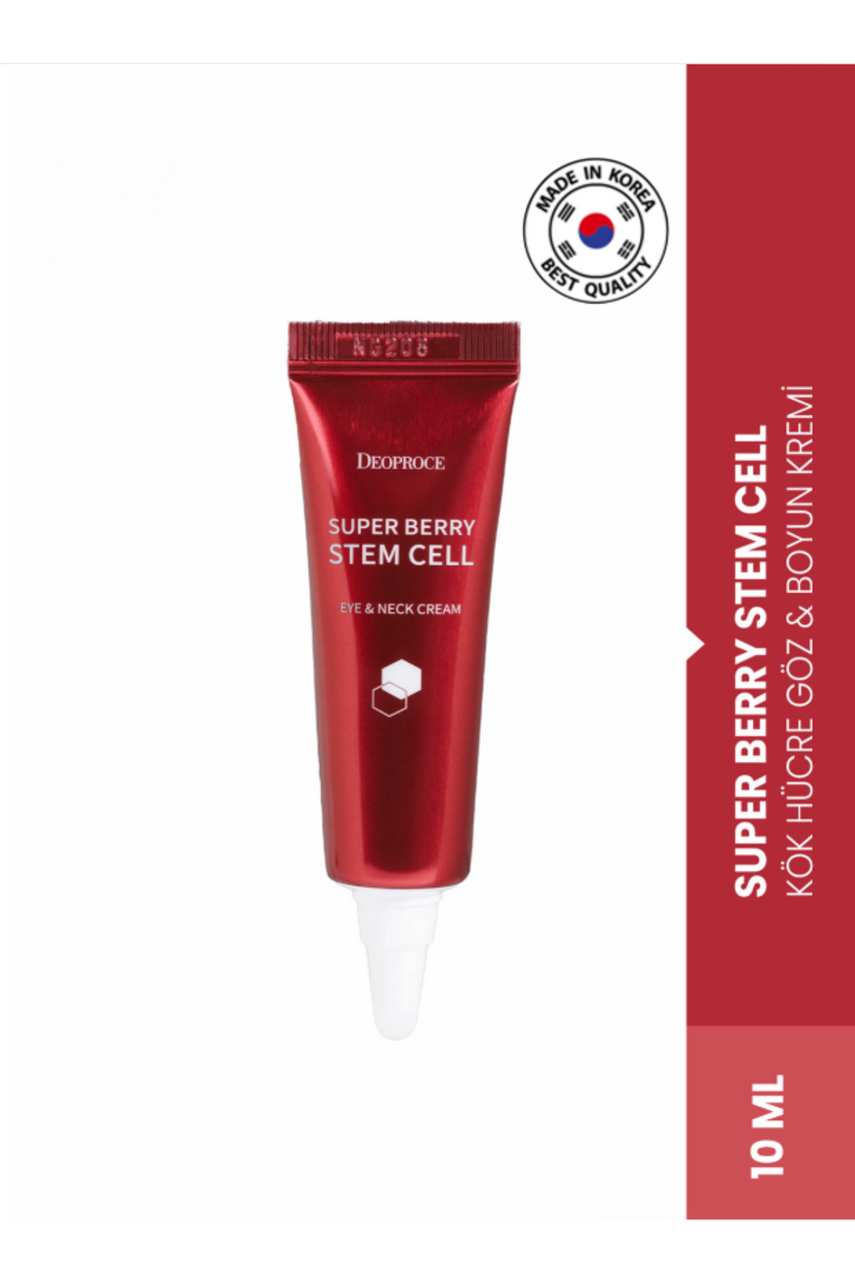 DEOPROCE Adenozin Içeren Göz Altı Koyu Görünümü Gideren Kırışıklık Karşıtı Göz & Boyun Kremi 10 ml