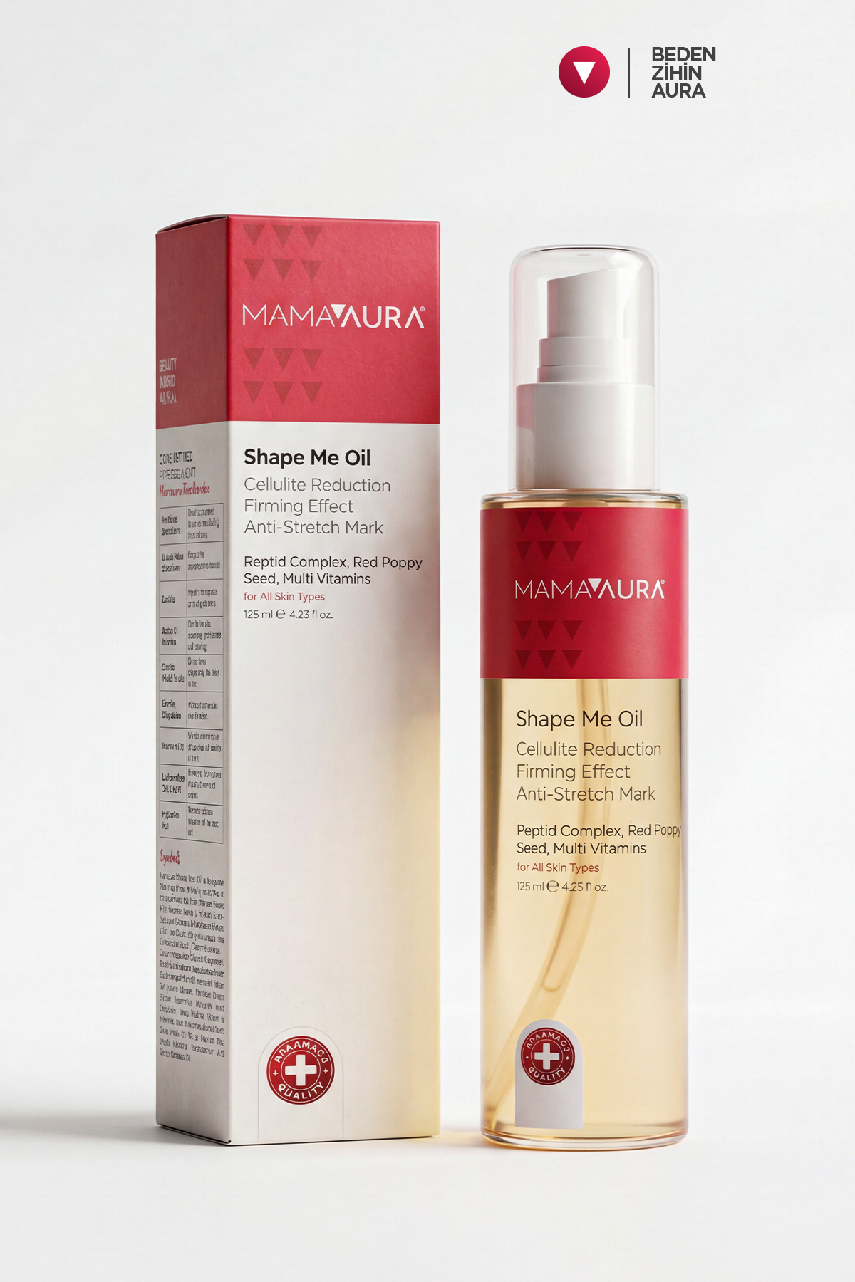 MAMAAURA Çatlak ve Selülit Karşıtı - Shape Me Oil 125 ml