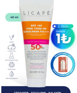 Licape Yüksek Korumalı Renk Tonu Eşitleyici Pembe - Pink Güneş Kremi 40 ml