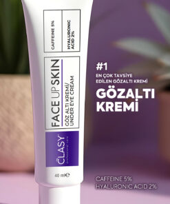 Clasy Care Face Up Skin Göz Altı Kremi, Göz Altı Morlukları Ve Göz Altı Nemlendirici 40ml