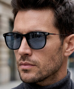Daniel Klein Handmade Acetate - Polarize - UV400 Korumalı Siyah Renk Erkek Güneş Gözlüğü 54 Ekartman DKG6300C1