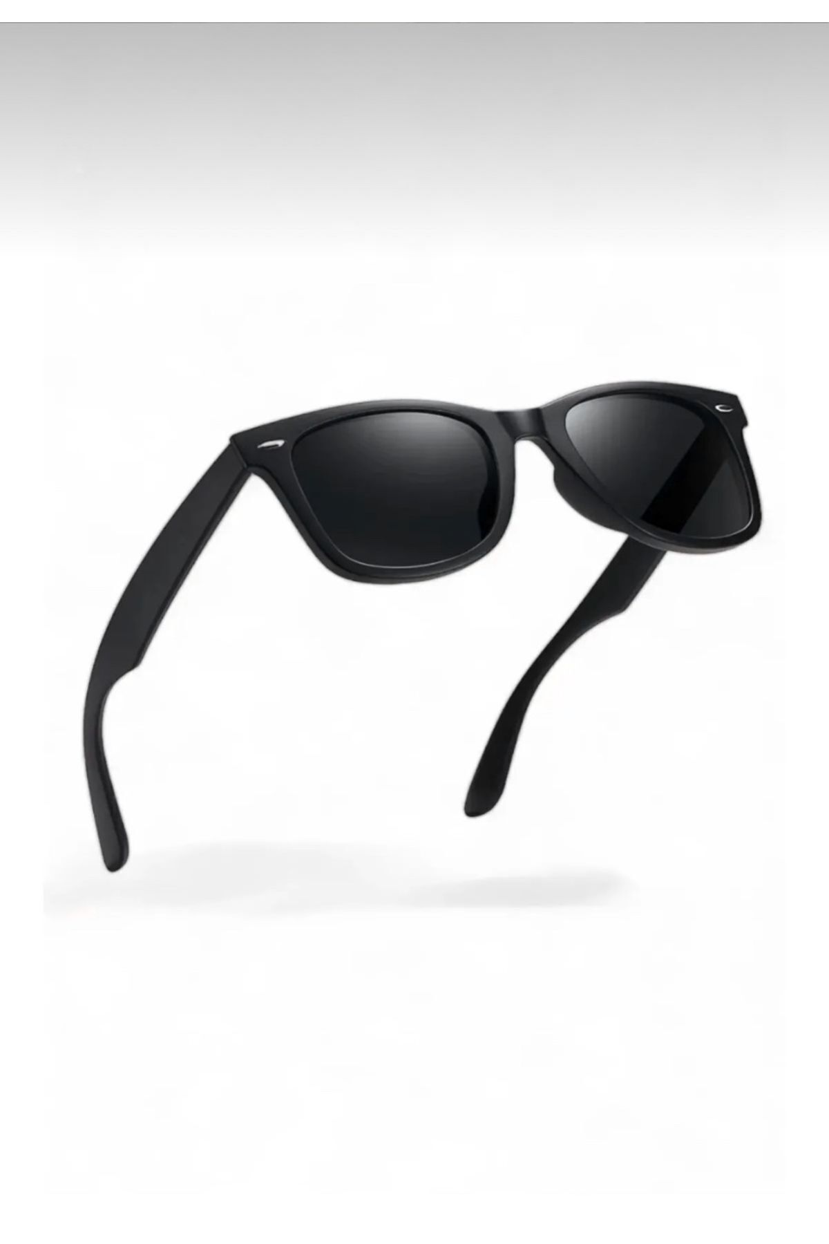 MACERATİ Unisex Çapraz Kesim Wayfarer Parlak Klasik Güneş Gözlüğü - Görsel 3