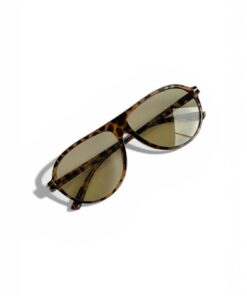 REN EYEWEAR Sepia Air Unisex Leopar Açık kahverengi camlı Pilot Güneş Gözlüğü | UV400 Koruma - Görsel 3