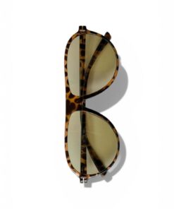 Alternative view of REN EYEWEAR Sepia Air Unisex Leopar Açık kahverengi camlı Pilot Güneş Gözlüğü | UV400 Koruma