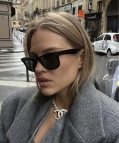 Alternative view of Modalucci Unisex Çapraz Kesim Wayfarer Parlak Klasik Güneş Gözlüğü