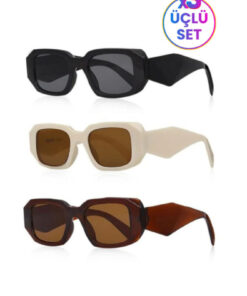 Alternative view of Kinary Uv400 Koruyucu Unisex Güneş Gözlüğü 3 Lü Set 1038
