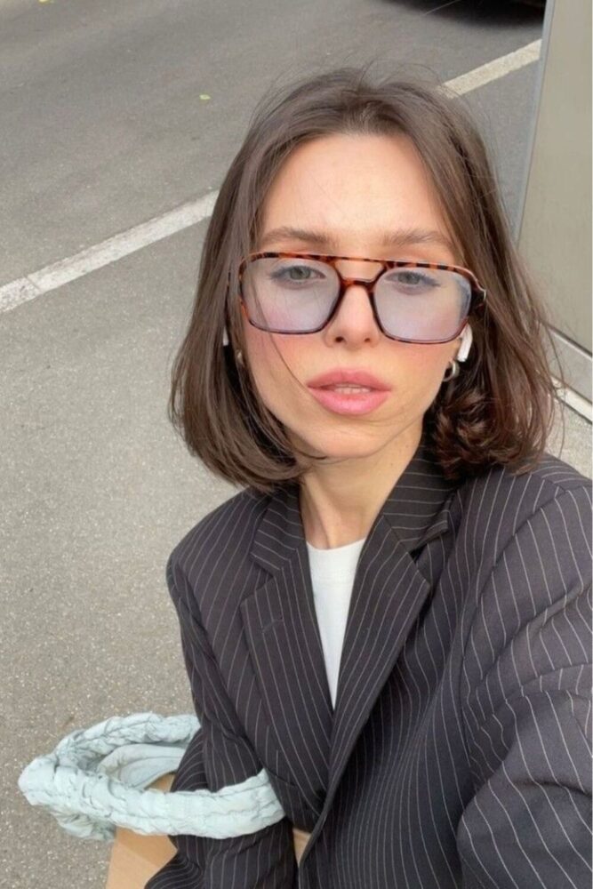 REN EYEWEAR ORIJİNAL DARCY MAVİ CAM LEOPAR ÇERÇEVE TASARIM UNİSEX GÜNEŞ GÖZLÜĞÜ - Görsel 2