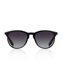 Chunky Frame Kemik Round Oval Unisex Siyah Metal Sap Güneş Gözlüğü - Görsel 3