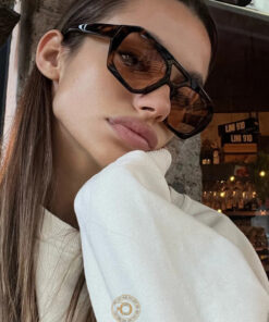 Eyesofia Wuhle Leopar Nude Kahverengi Unisex Güneş Gözlüğü