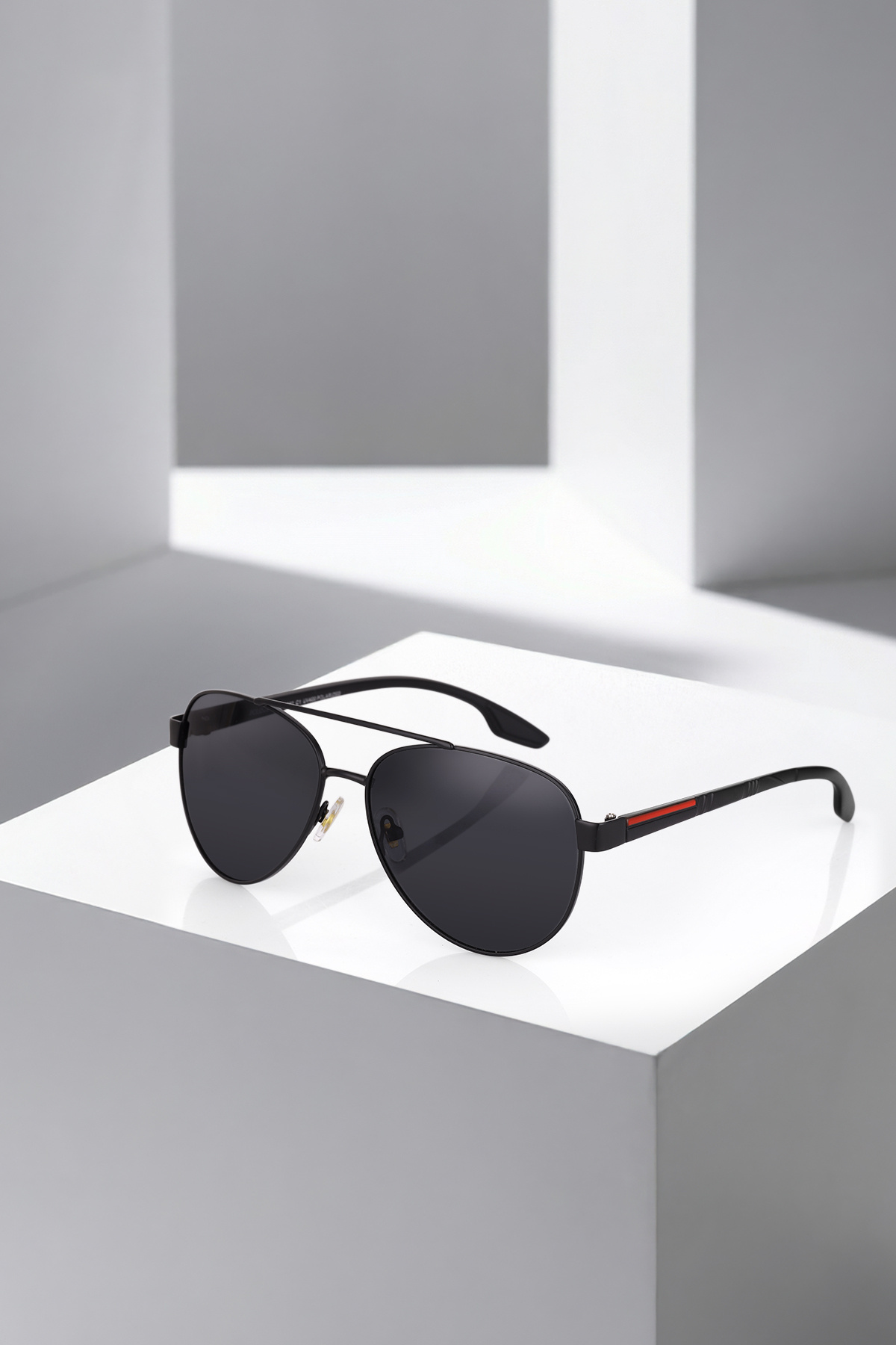 polo air Polarize Güneş Gözlük Damla Model Hafif Erkek Güneş Gözlüğü Plg-2060c1 Siyah Renk