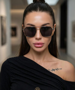 Alternative view of Eyesofia Ecs Unisex Siyah Kadın Erkek Uv400 Filtreli Ultra Hafif Güneş Gözlüğü