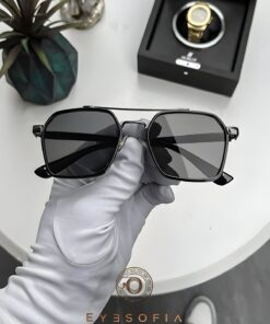 Eyesofia Ecs Unisex Siyah Kadın Erkek Uv400 Filtreli Ultra Hafif Güneş Gözlüğü
