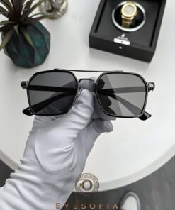 Eyesofia Ecs Unisex Siyah Kadın Erkek Uv400 Filtreli Ultra Hafif Güneş Gözlüğü