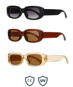 Kinary Uv400 Korumalı Unisex Güneş Gözlüğü 3'lü Fırsat Seti 1047