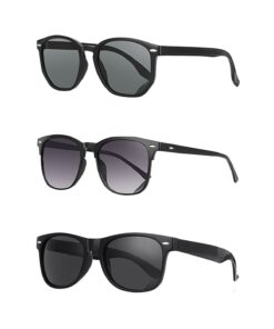 Kinary Uv400 Korumalı Unisex Güneş Gözlüğü 3'lü Fırsat Seti