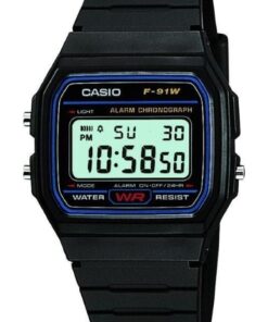 Casio F-91W-1DG ERKEK KOL SAATİ ( 2 Yıl Türkiye Tek Distribütörü Ersa Saat Garantilidir)