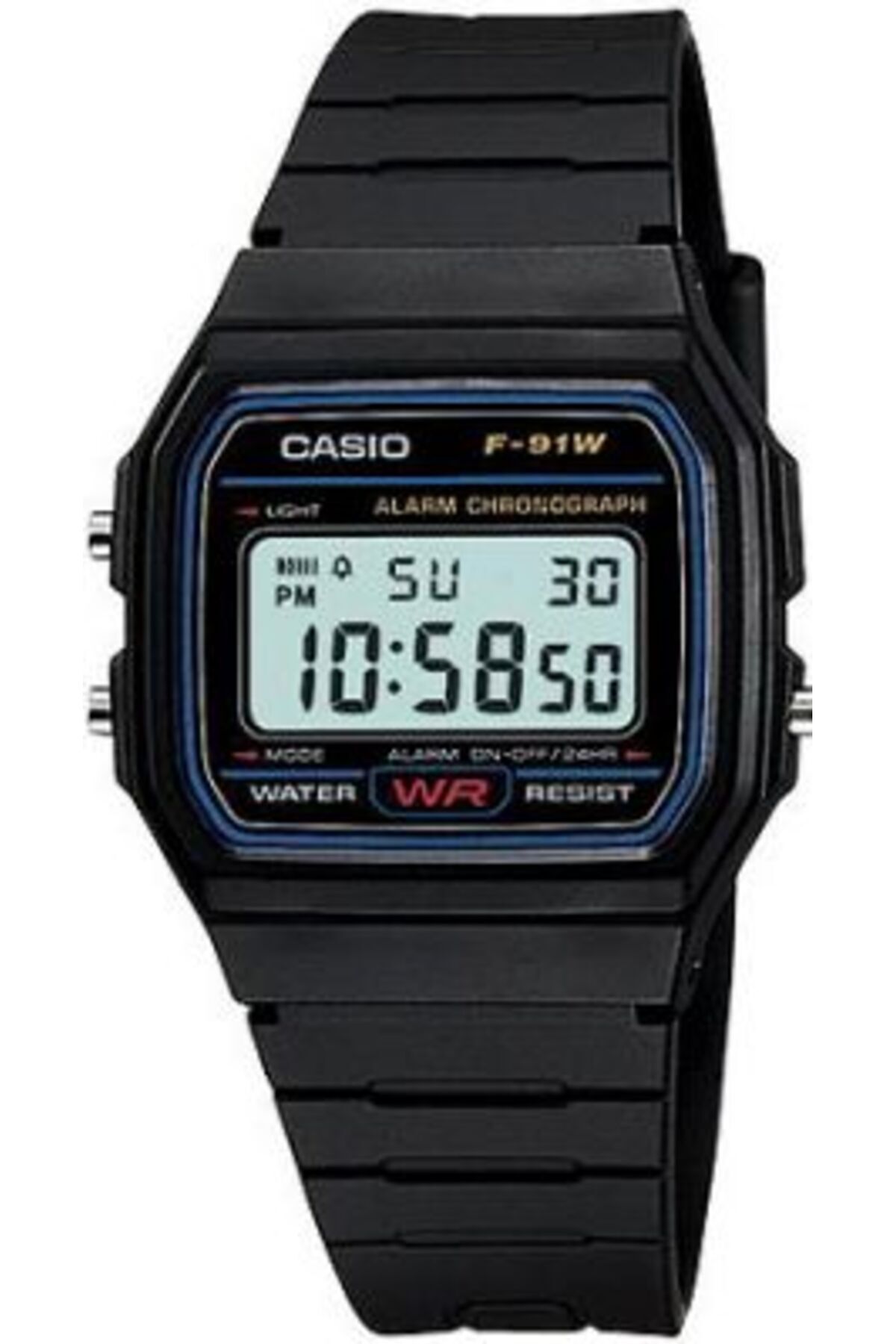 Casio F-91W-1DG ERKEK KOL SAATİ ( 2 Yıl Türkiye Tek Distribütörü Ersa Saat Garantilidir) - Görsel 3