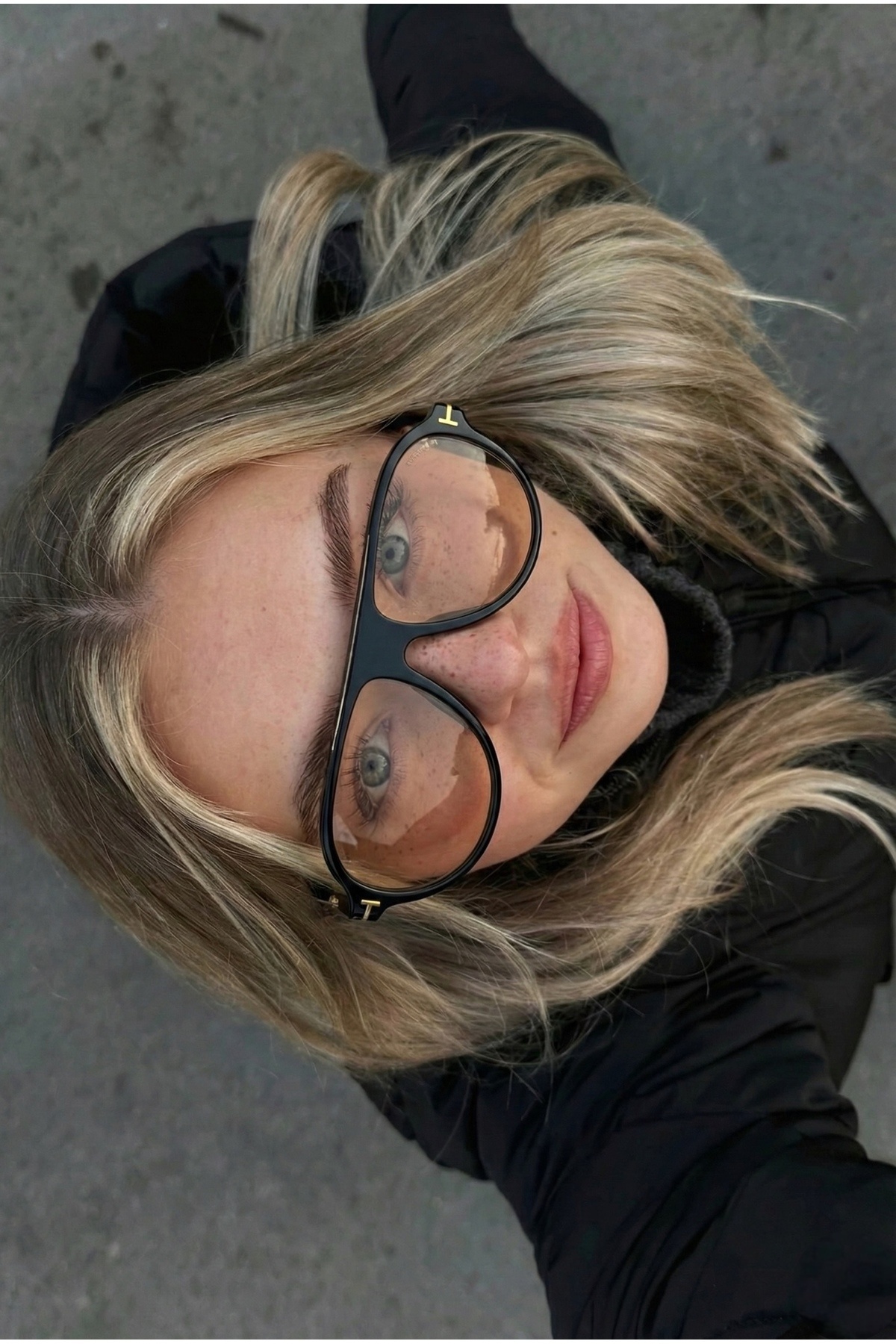 REN EYEWEAR Sepia Air Unisex Siyah Çerçeve Nude camlı Pilot Güneş Gözlüğü | UV400 Koruma
