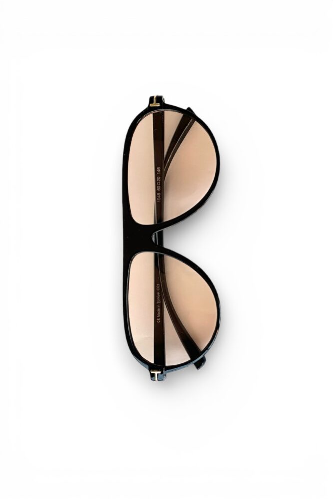REN EYEWEAR Sepia Air Unisex Siyah Çerçeve Nude camlı Pilot Güneş Gözlüğü | UV400 Koruma - Görsel 2