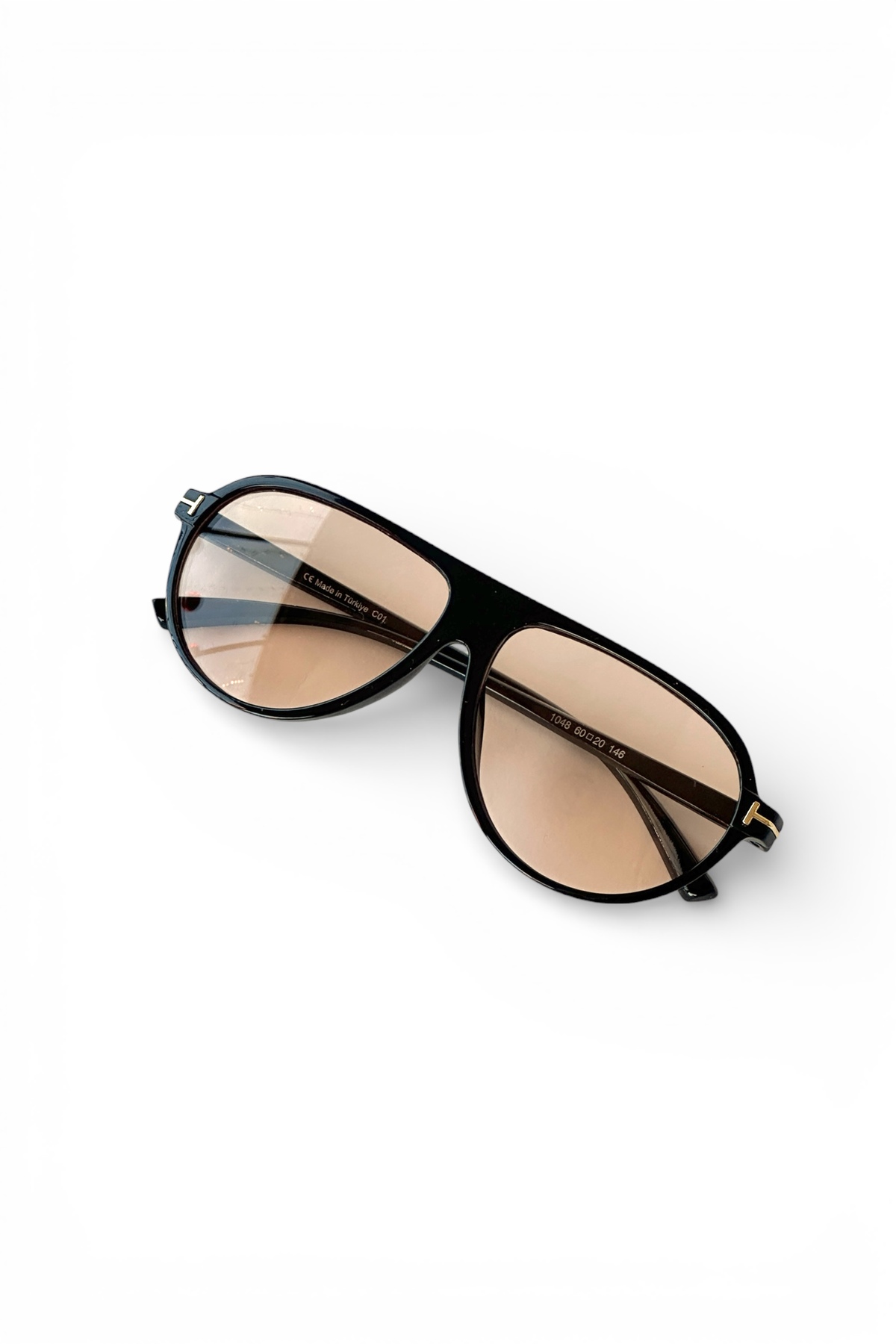 REN EYEWEAR Sepia Air Unisex Siyah Çerçeve Nude camlı Pilot Güneş Gözlüğü | UV400 Koruma - Görsel 3