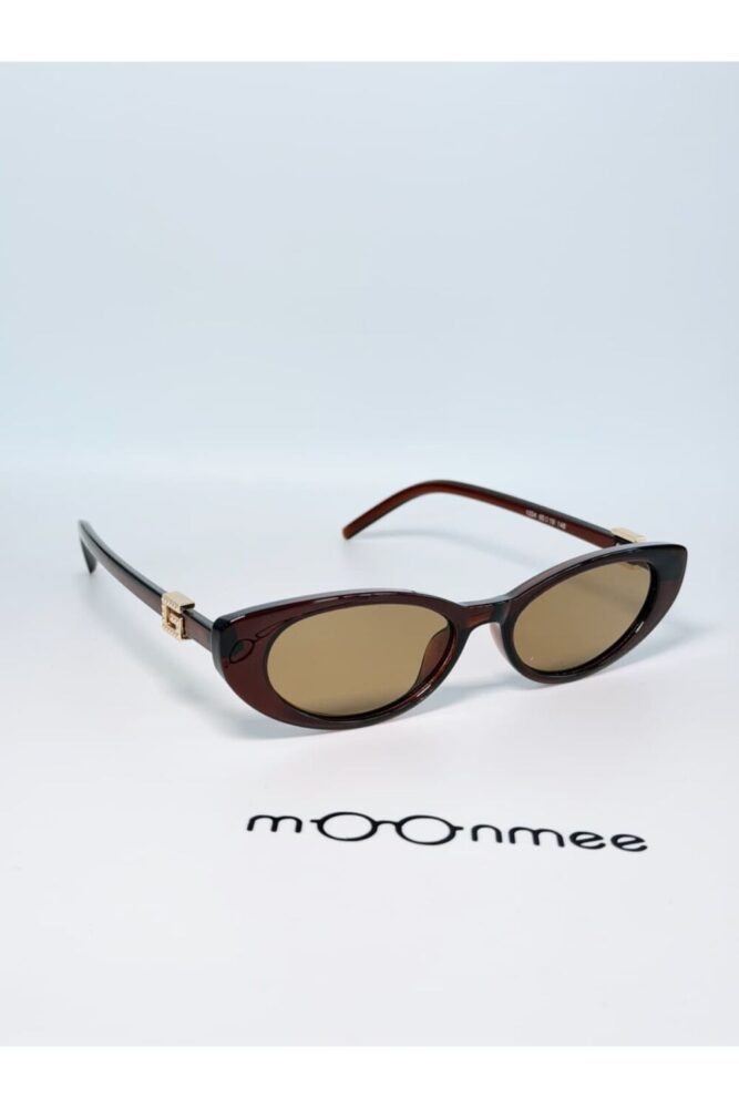 MOONMEE GUXXE Kadın / Kız Cat Eye kahve Güneş Gözlüğü - Görsel 2