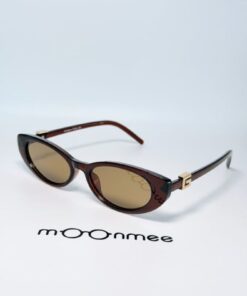 MOONMEE GUXXE Kadın / Kız Cat Eye kahve Güneş Gözlüğü
