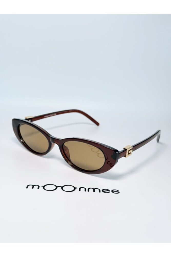 MOONMEE GUXXE Kadın / Kız Cat Eye kahve Güneş Gözlüğü