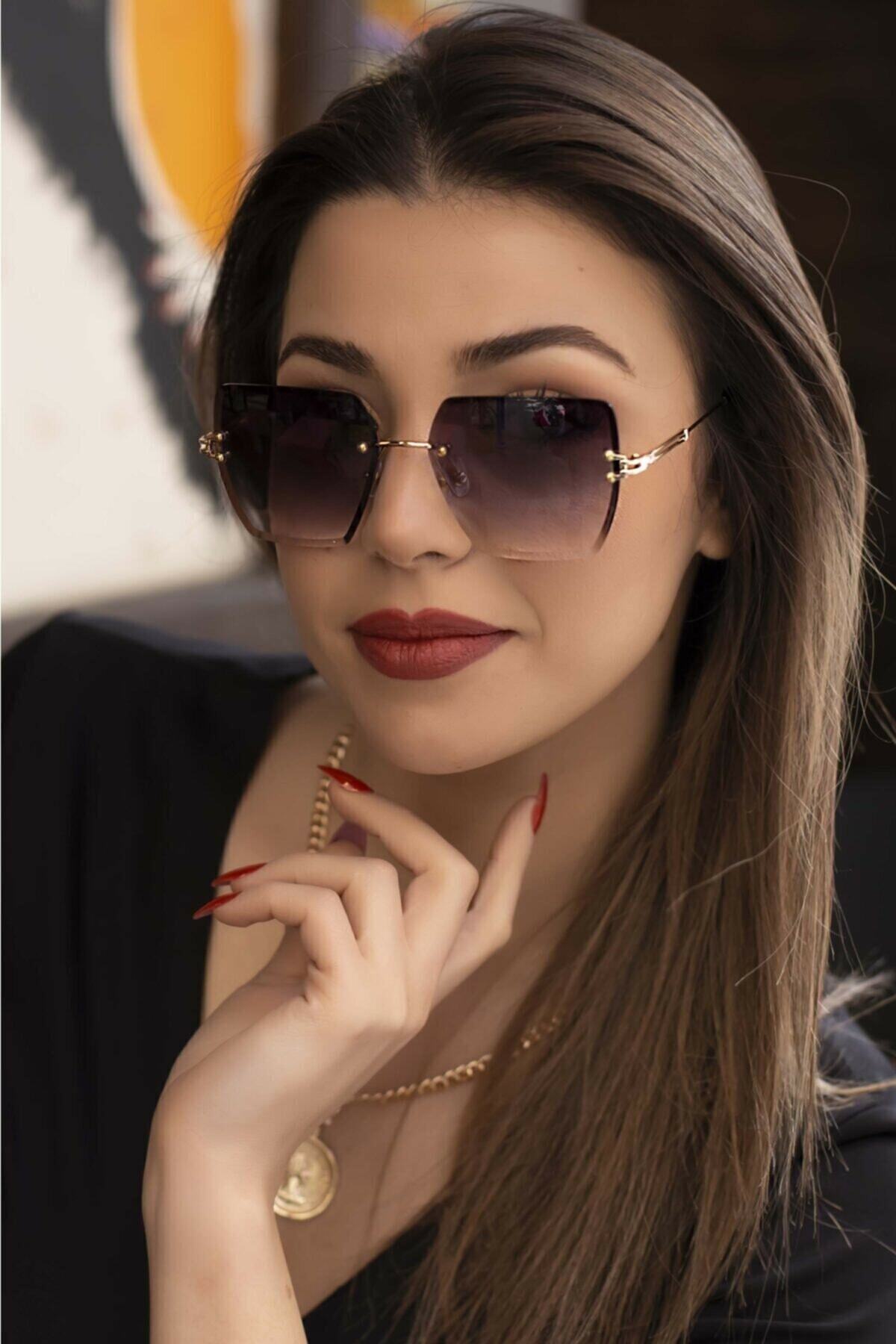Zzla Avenas Kare Kristal Kesim Kadın Güneş Gözlüğü
