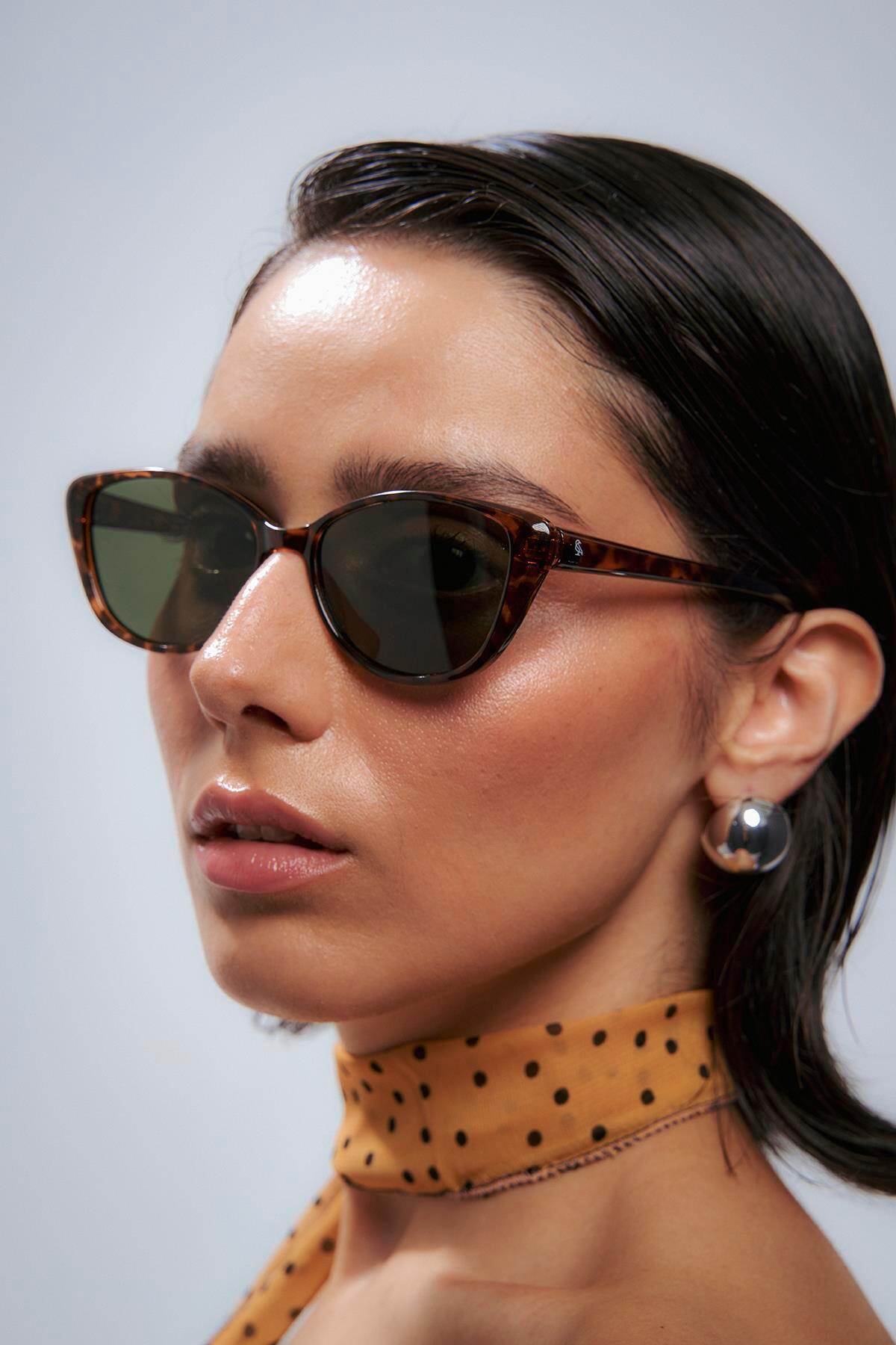 Bilge Karga Desa Leopard Green Güneş Gözlüğü - Görsel 3