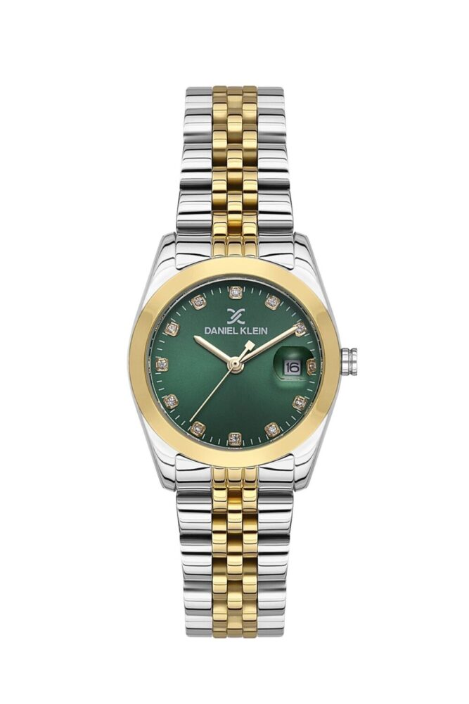 Daniel Klein Sarı Gümüş Retro Mini Rolex Kasa Kadın Kol Saati