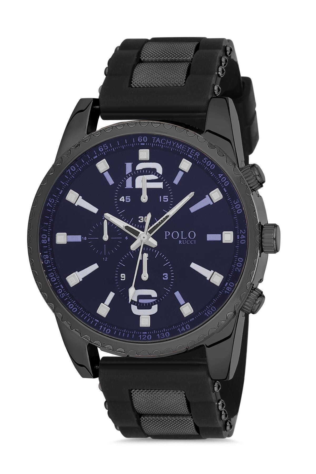 POLO Rucci 9409 Silikon Kordonlu Erkek Kol Saati