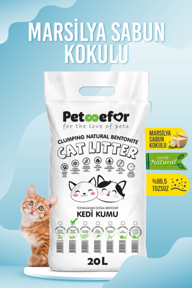 Genel Markalar 20 LT Marsilya Sabunlu Kedi Kumu
