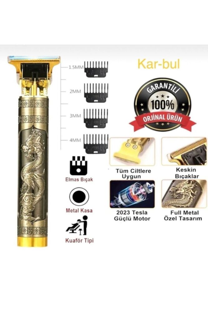 kar-bul Profesyönel Sakal Ense Çizim Makinesi Vucüt Kılı Saç Ense Sakal Çizim Lazer Epilasyon Öncesi - Görsel 2