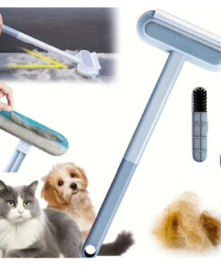 Vetrilexhome Patiroll Kedi-Köpek Tüy Temizleme Sihirli Fırça 4ü1 Arada