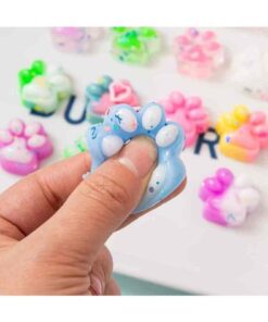 Genel Markalar 1 Adet Mini Kedi Patisi-Yapışabilen Sukuşi - Squishy Pati- Muhteşem Hisli Pati -3 cm Stres Oyuncak