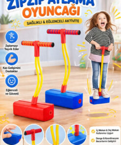AYGÖREN HOME Çocuklar Için Atlama Zıplama Oyuncağı Boy Uzatıcı Eğitici Fiziksel Ve Zihinsel Geliştirici Spor Oyun