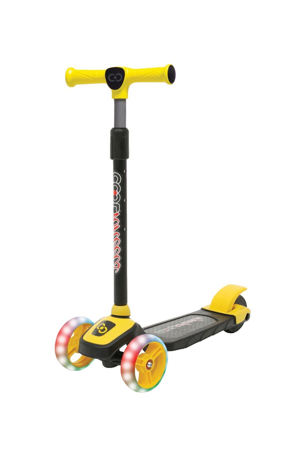 Furkan Toys Cool Wheels Twist Led Işıklı 3 Tekerlekli Yükseklik Ayarlı SARI Scooter