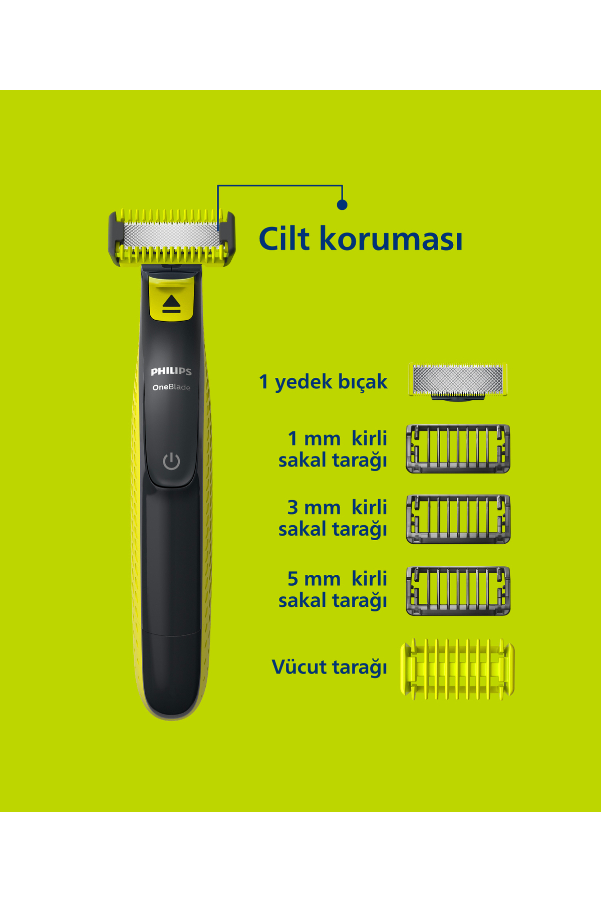 Philips Qp2824/10 Oneblade Yüz Ve Vücut Şekilendirici - Görsel 3