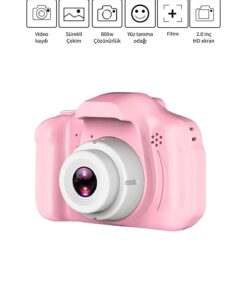 İTHALCİM Dijital Fotoğraf Makinesi Çocuk Mini 1080p Hd Kamera Selfie - Görsel 3