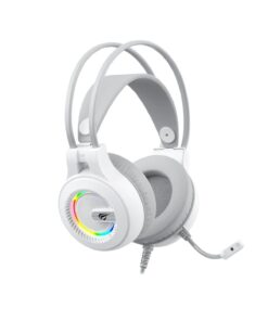 Alternative view of Havit Gamenote H2040D RGB Aydınlatmalı Mikrofonlu Gaming Oyuncu Kulaklığı - 3.5mm Jack + USB - Beyaz