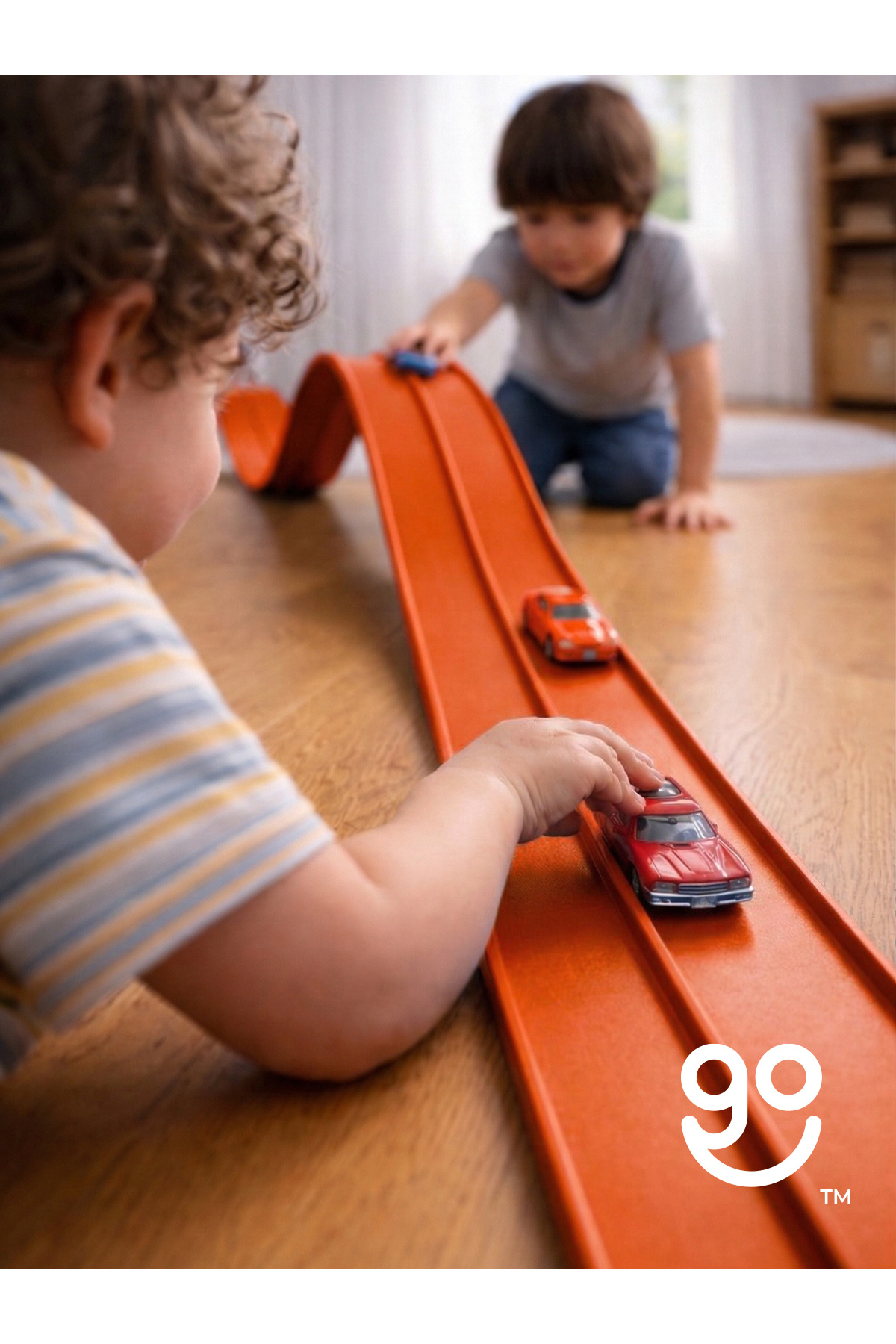 Go Toys Go Track Turuncu Renk Esnek Yarış-Aksiyon Pisti 4.5 Mt - Flex track