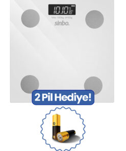 Alternative view of Sinbo SBS-4472 Bluetooth Dijital Yağ Su Kas Vücut Kitle Endeksi Kilo Ölçer Tartı Baskül