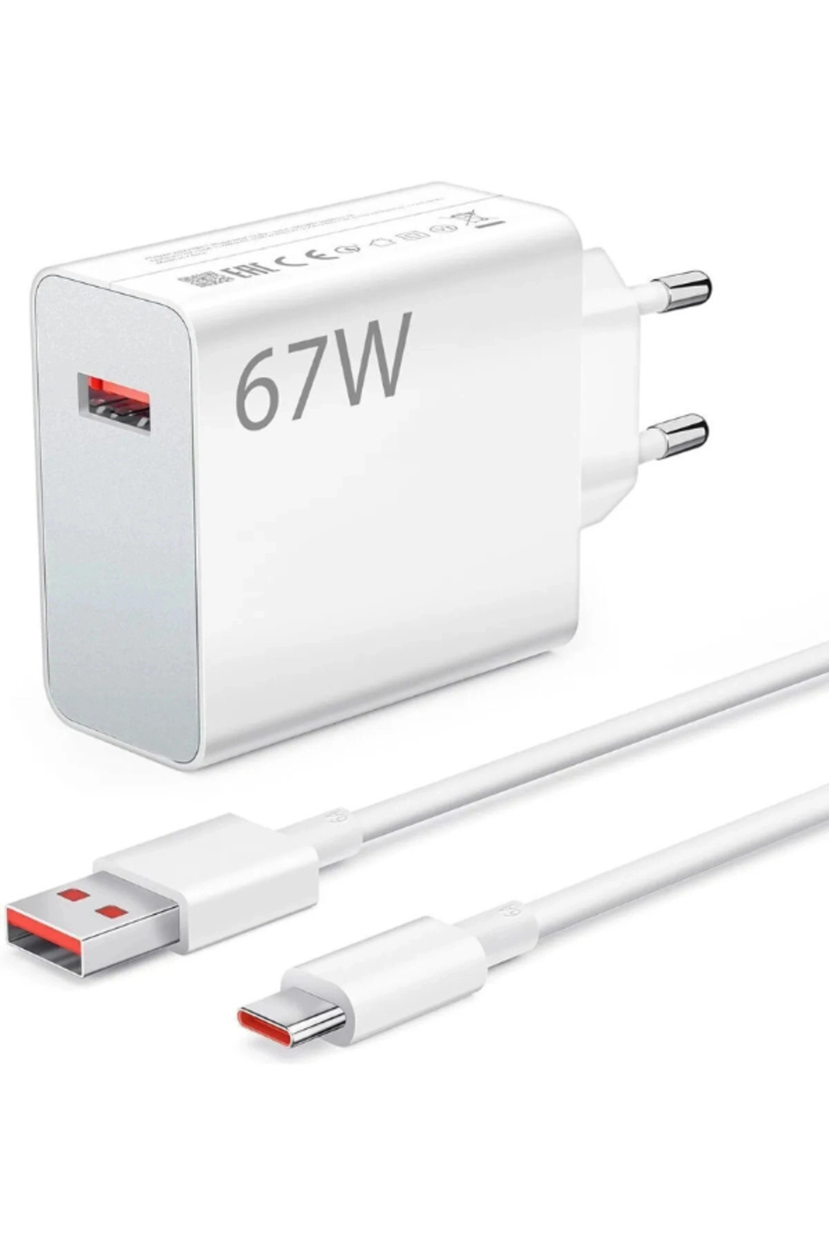 TNP TECH XIaomI Redmi Note 9 10 11 12 13 Pro Uyumlu 67 Watt Hızlı Turbo Şarj Seti Kafa Kablo