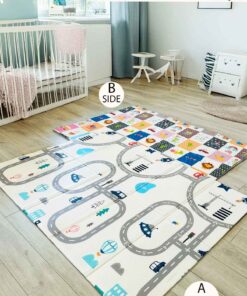 Decomia Home Çift Taraflı Katlanabilir Eğitici & Eğlenceli Çocuk Oyun Halısı Bebek Oyun Matı ( 150x200 cm )