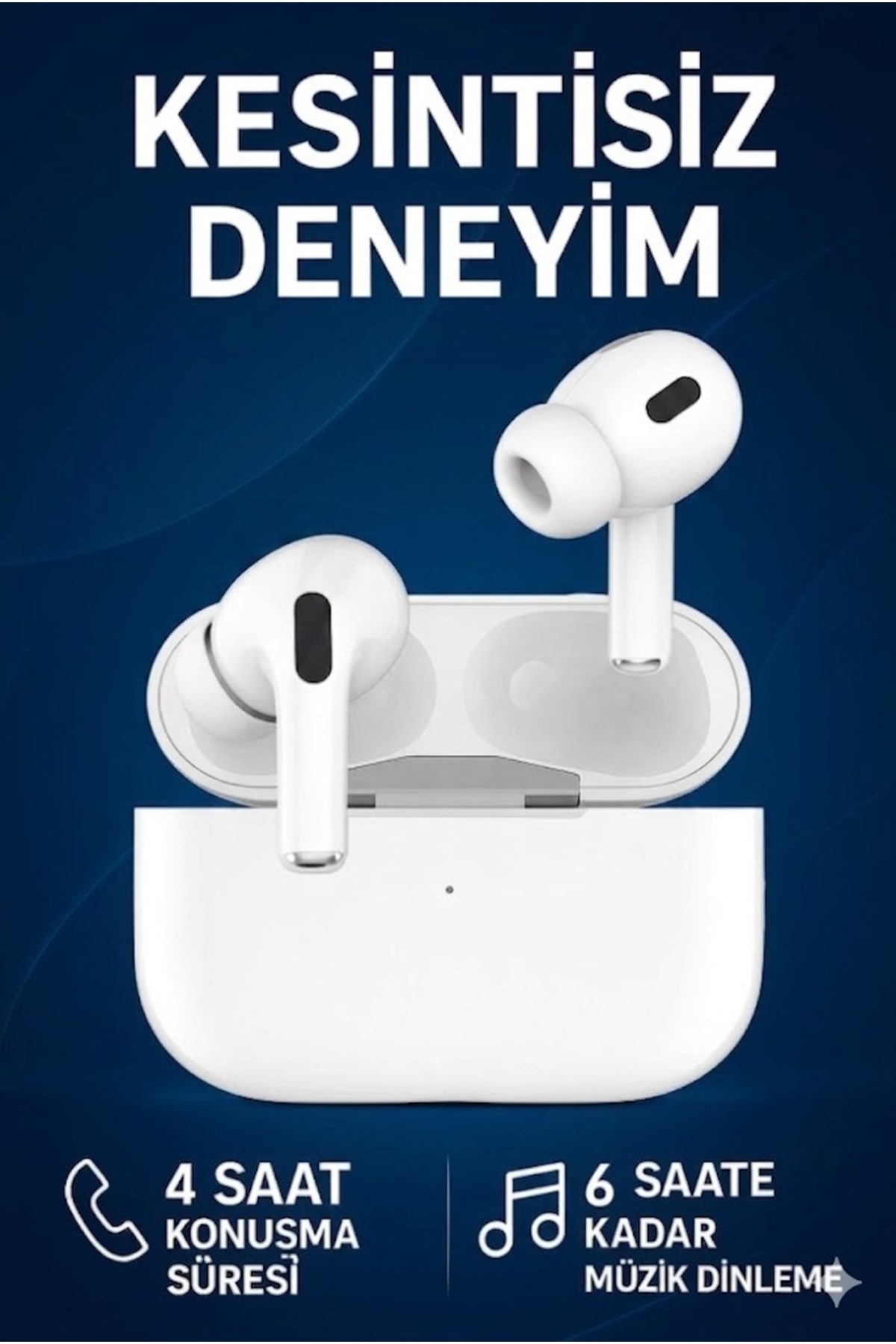 Ocado Beyaz 1. Nesil Pro A Kalite Uyumlu Tüm Telefonlar Ile Uyumlu Bluetooth 5.0 Kulaklık - Görsel 3