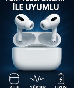 Ocado Beyaz 1. Nesil Pro A Kalite Uyumlu Tüm Telefonlar Ile Uyumlu Bluetooth 5.0 Kulaklık